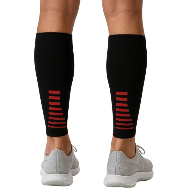 Branded Calf Support Sleeves Leg Compression Socks for Runners Shin