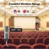 TONOR Wireless Microphones, Cordless Mic with Rechargeable Receiver, 200ft Range