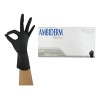 Guantes Descartables Antideslizantes Ambiderm Nitrilo Color Negro Talle Extra Chica