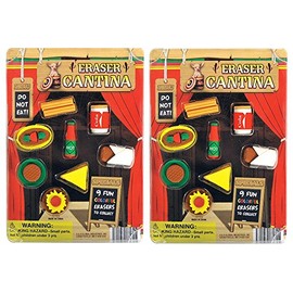 Cantina Mexican Food ERASERS Set of 20 PCS