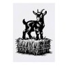 'Goat On Straw Bale' Temporary Tattoo - Water Resistant, Skin-Safe,