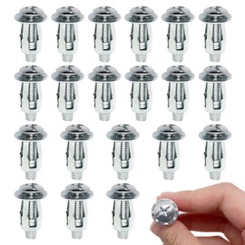 BENLIUDH 20pcs Hollow Wall Anchors for Thin Walls Heavy Duty, M6 x 1"