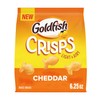 Goldfish Crisps Cheddar Cheese Baked Chip Cracker Snack, 6.25 Oz