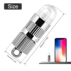 Fontien 15 Pcs Battery Operated Lights Bulbs, LED Lights Waterproof for Paper Lanterns Ballon Party Decorations Wedding Graduation Party DIY Crafts Decoration(Cool White)