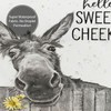 Tijuboni Farmhouse Donkey Shower Curtain, Funny Bathroom Decor, Rustic Country