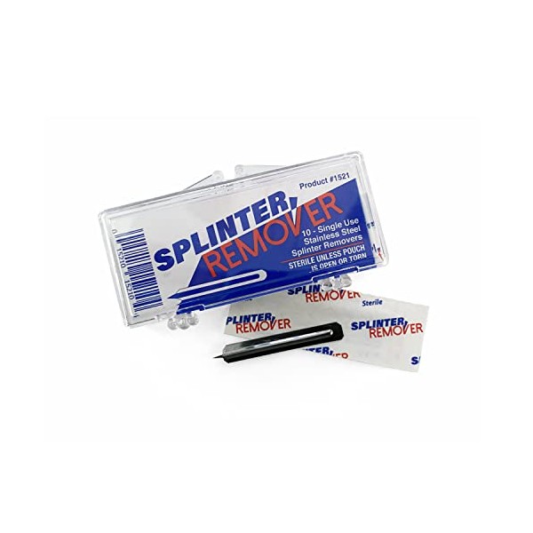 Medique Products 76512 Splinter Out, 10-Per Pack, silver