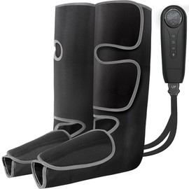 Medcursor Air Compression Leg Massager, Calf and Foot Massager for Circulation and Swelling Relief, Adjustable Massage Boots for Home Office Use - 3 Modes, 3 Intensities, 2 Timers, No Heat