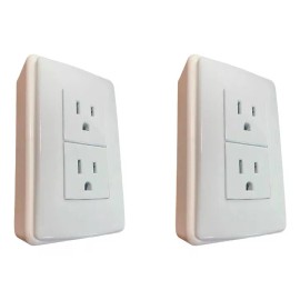 GAGO Contacto Dúplex + Chalupa Caja De Sobreponer Kit 2 Juegos