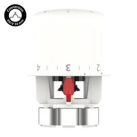 Danfoss Aero RAV Click Thermostatic Head with Built-in Sensor, 34 mm Neck Diameter