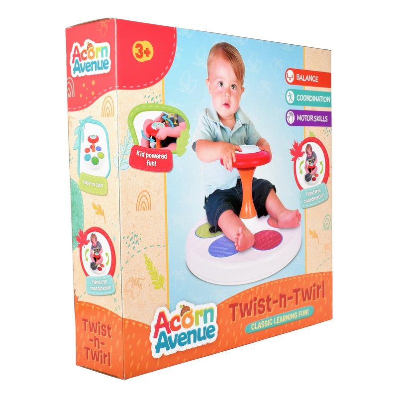 Twist N Twirl Classic Spinning Activity Toy for Toddlers Ages
