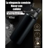 Botella Acero Inoxidablecon Fría/caliente40oz,tapa 2 En 1