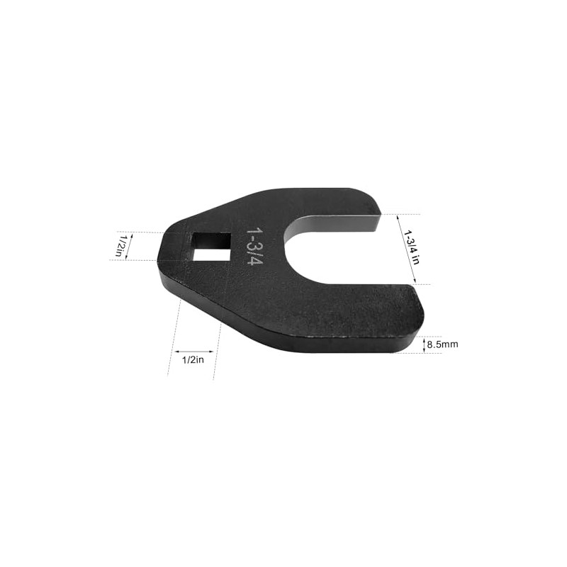 BZBMGMO 1-3/4" Crowfoot Nut Wrench Opening,1/2" Drive Crowfoot Wrench