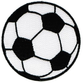 Soccer Ball Patch Embroidered World Cup Iron-On Football Emblem