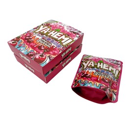 20 Bags and 20 Boxes, 1 Special Cartoon Pattern, Resealable Candy Bags, Gummies Bags, 5 x 4 Inch Storage Baggies, Treat Bags, Cookie Bag (orange)