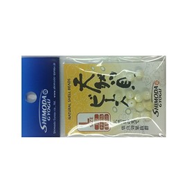 下田漁具 天然貝ビーズ丸型 L ナチュラル