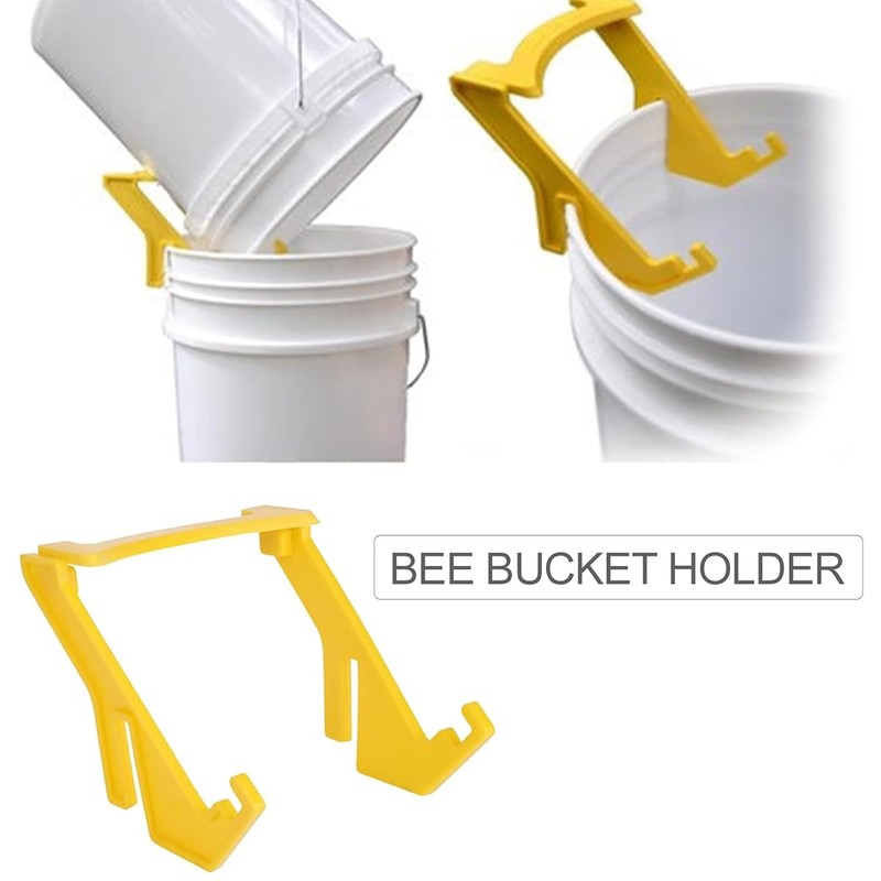AIMALL Beekeeping Tools Plastic Honey Bucket Stand Honey Shaker Machine