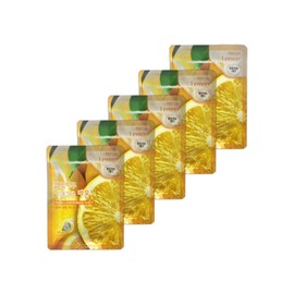 3W moisture intensive care disposable elasticity high moisturizing mask pack fresh lemon 10 sheets 5 sets / 3W 수분 집중케어 일회용 탄력 고보습 마스크팩 후레쉬 레몬 10매 5세트