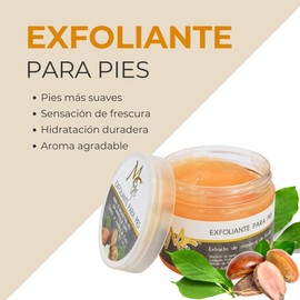 MC NAILS MARIA CIBELES, Mc Life Exfoliante para Pies con Manteca de Karité, Hidratante y Suavizante, 180g