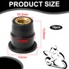 10pcs Wellnut Windshield M6 Motorcycle Windshield Mount M6 Rubber Nuts