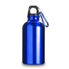 Aluminium Drinking Water Bottle with Screw cap and Carabiner, 400ml