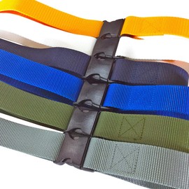 B-STAFF BBW-38Y One-Touch Belt, 38, Yellow