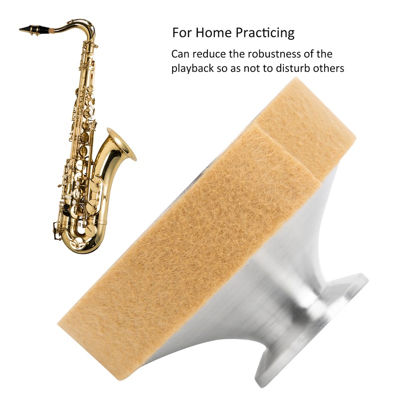 Saxophone Muffler Alto Aluminium Alloy Musical Instrument Accessories for Home