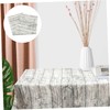 LABRIMP Dining Table Cover Vintage Style Wood Grain Tablecloths Home