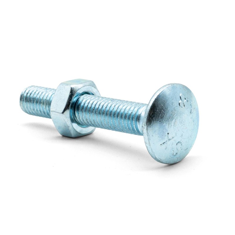 Hippo Hardware M10 (10mm X 60mm) Carriage Cup Square Bolts