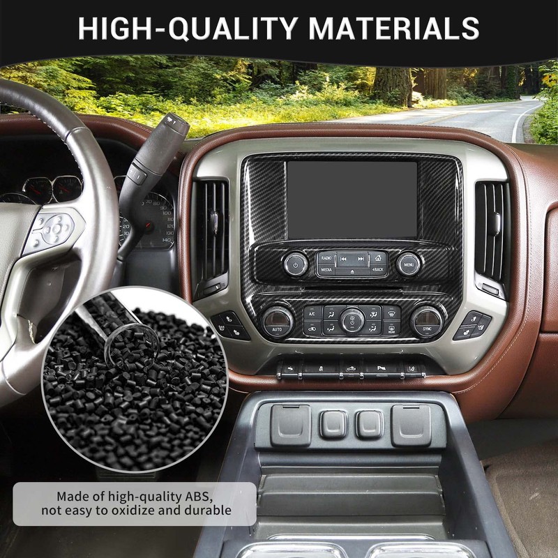 PDKLIN for Silverado Center Dash AC Control Panel Trim Cover