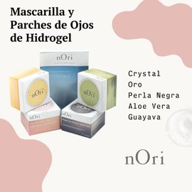 NORI Mascarilla Facial hidrogel KonjacColgenoHidratanteRevitalizanteElasticidad de la PielPiel Radiante  5 Piezas                                     