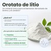 Orotato de litio 5/10 mg, suplemento para el estado de