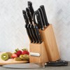 Farberware Forged Triple Riveted Knife Set, 12 Piece, Black