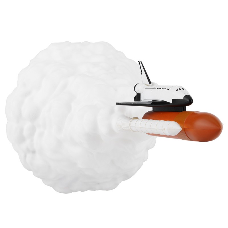 3D Printing Space Shuttle Lamp USB LED Children Baby Night