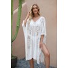 Copricostume sexy ed elegante in pizzo da donna, copribikini con