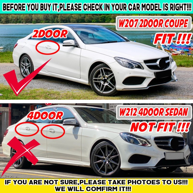 dtangor For 2014-2017 Mercedes W207 2DR Coupe E250 E350 Front