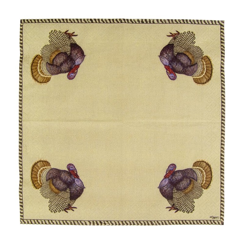 Caspari Thomas T. Byrd Paper Cocktail Napkins - 20 Per