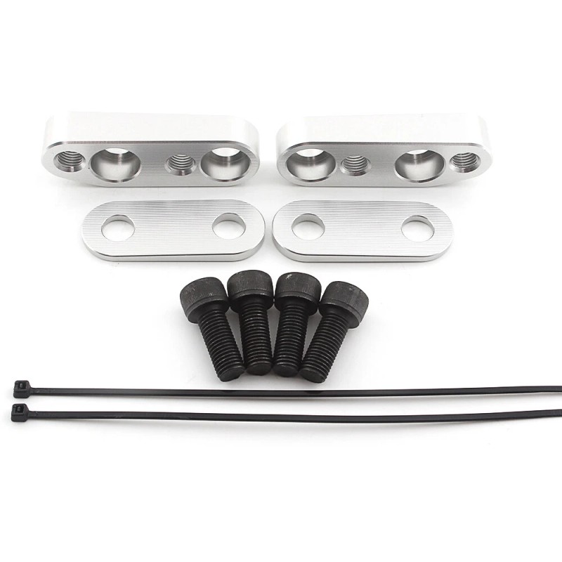 Trichtu Mount Chrome Adjustable Handlebar Risers Adapter For Honda Goldwing