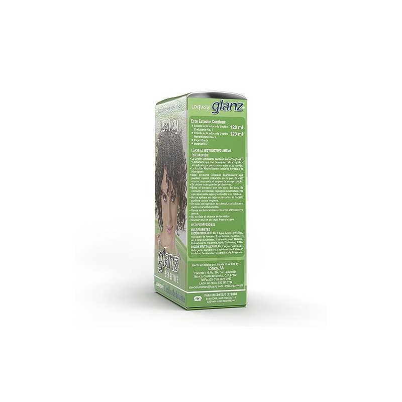 Ondulante Permanente Cabello Teñido Glanz Sensitive Loquay