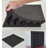 24 Pack Acoustic Foam Panels 2X 12x 12 Inches Saiqiang