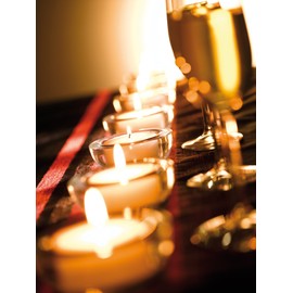 Ivyline S0355000000 39 x 13.5 mm Tealights, Bag of 50,White