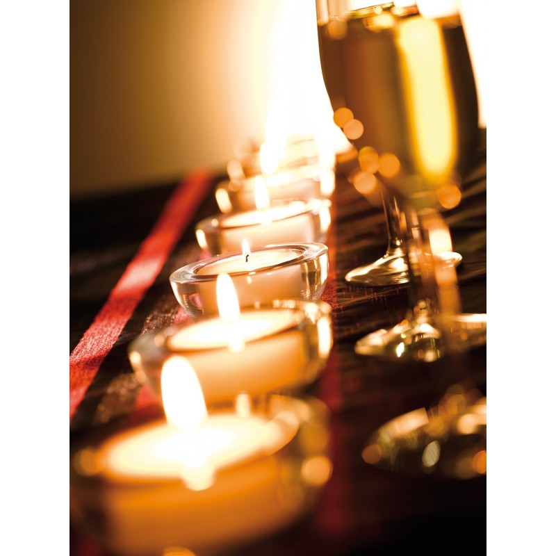 Ivyline S0355000000 39 x 13.5 mm Tealights, Bag of 50,White