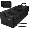 Sposuit Extra Large Trunk Organizer 98L Collapsible Car Storage Trunk