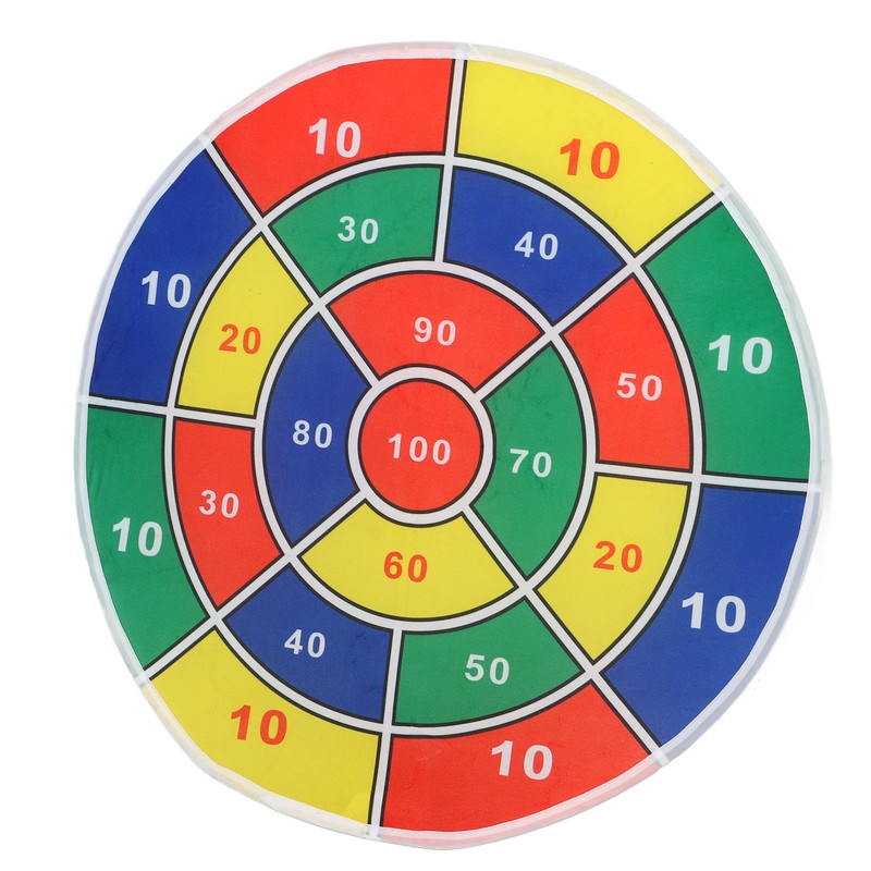 Dart Board for Kids LED Lighting Foldable Flannel Dart Board