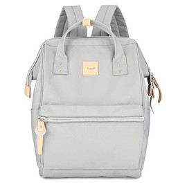 Himawari Travel School Backpack with USB Charging Port 15.6 Inch Doctor Work Bag for Women&Men College Students(1881-Grey)