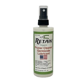 RETAIN Garden Tool Organic Cleaner, Lube, No Rust and Sanitizer 4 oz Spray
