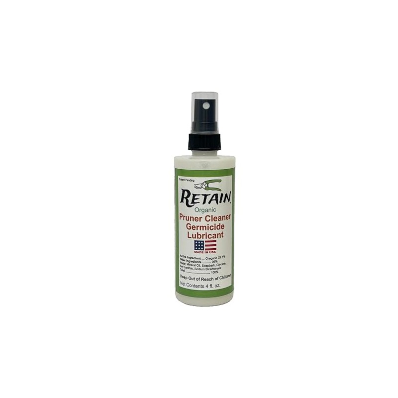 RETAIN Garden Tool Organic Cleaner, Lube, No Rust and Sanitizer