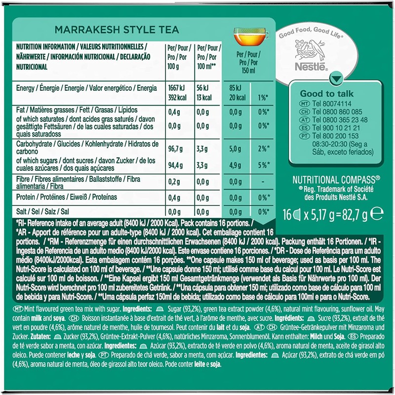 Nescafe Dolce Gusto Marrakesh Style Tea (Pack of 3)