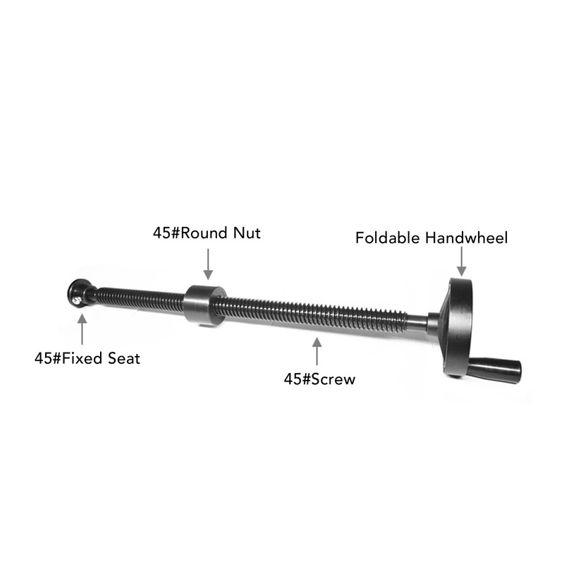 Workbench Vise Screw T16x220MM Self Locking Good Bearing Fixture with