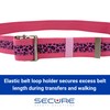 Secure Gait Belt for Seniors 60”, Pink Leopard - Quick