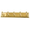 IMEX EL ZORRO B-76153 5 Hooks Hanger with Gloss Brass